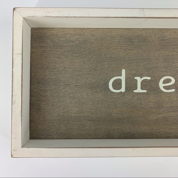 Quill to Paper 'dream' Box Frame Farmhouse Sign - Picture 4 of 16